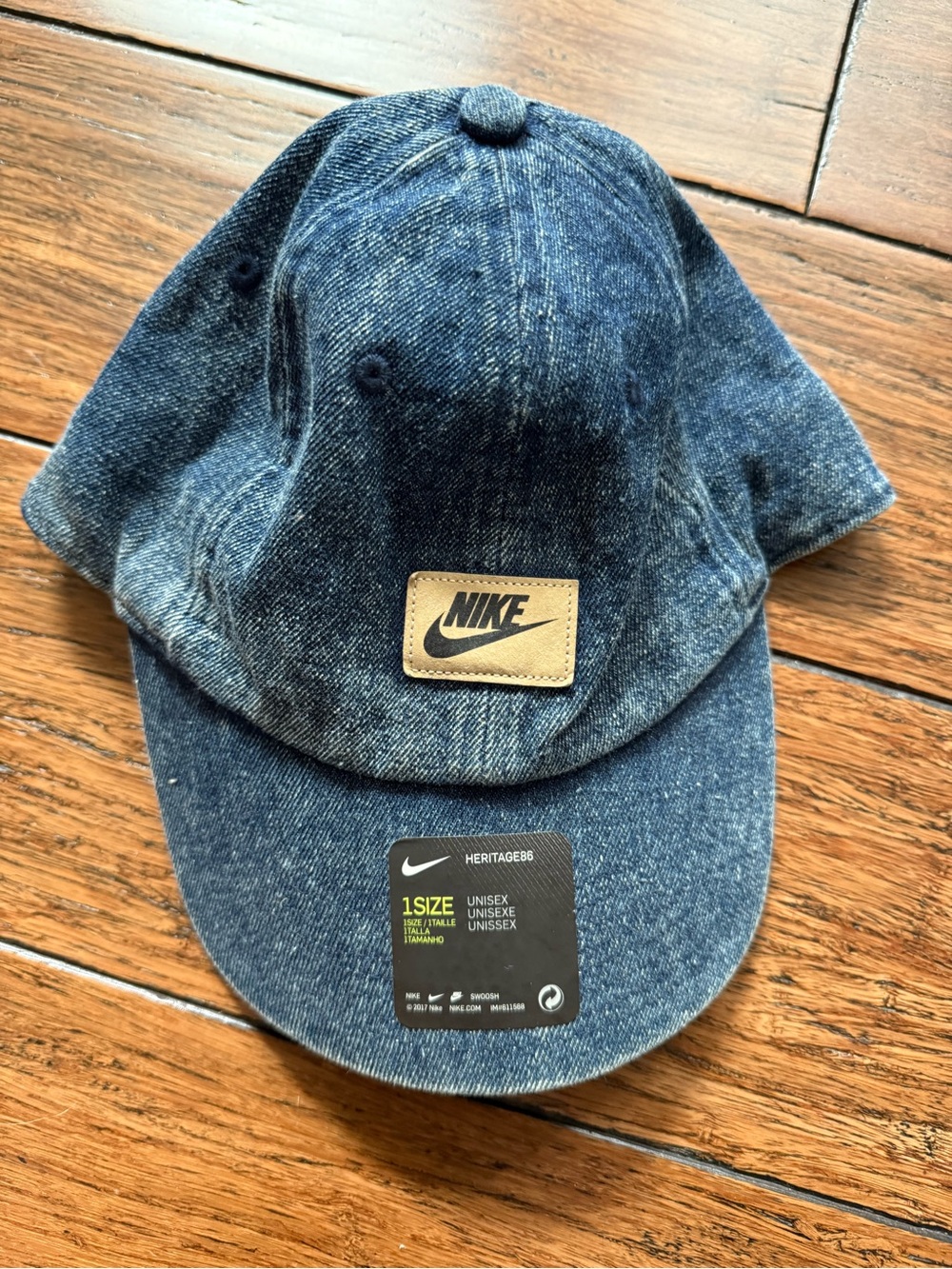 NWT Nike Denim Blue Unisex Heritage86 Baseball Cap